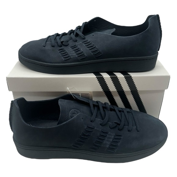 Adidas Wings & Horns Campus‎ Shoes Mens Sz 11 Navy Blue Leather Sneakers BB3115